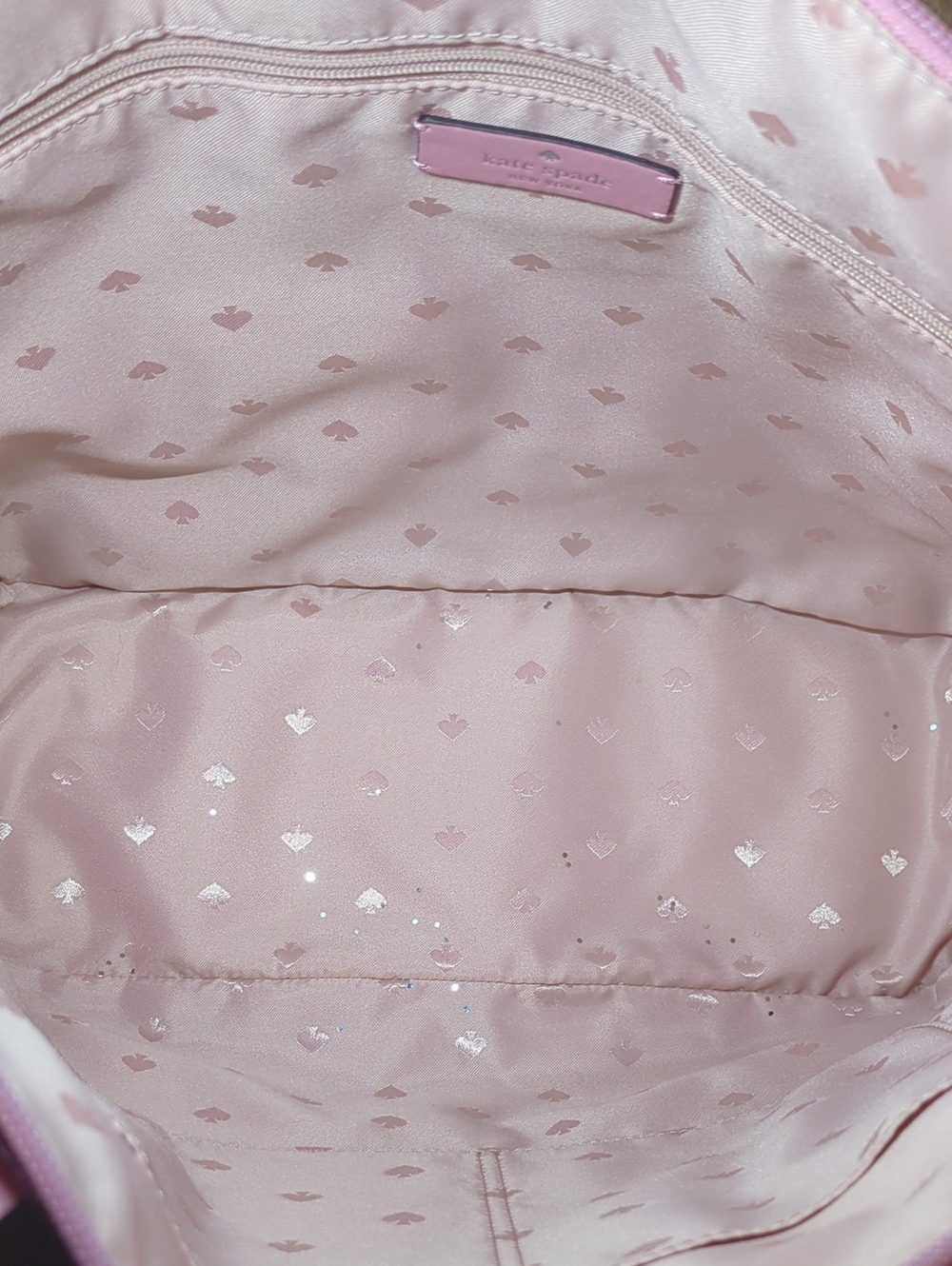 Kate Spade Pink Tote Bag w/ Decorative Scarf NWOT  NOW ONLY $125 - Picture 6 of 9